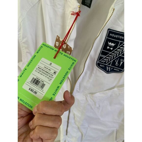 NWT Houston White Adult Unisex Short Sleeve Flight Suit Romper Jumpsuit Size Sma - Picture 7 of 9